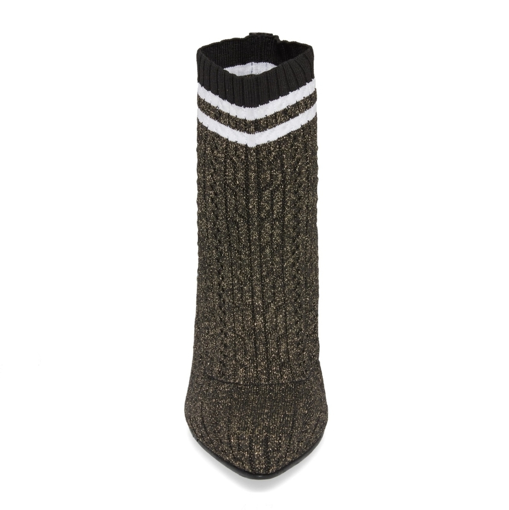 Metallic Knit Stuart Weitzman Booties - Picture 6 of 8